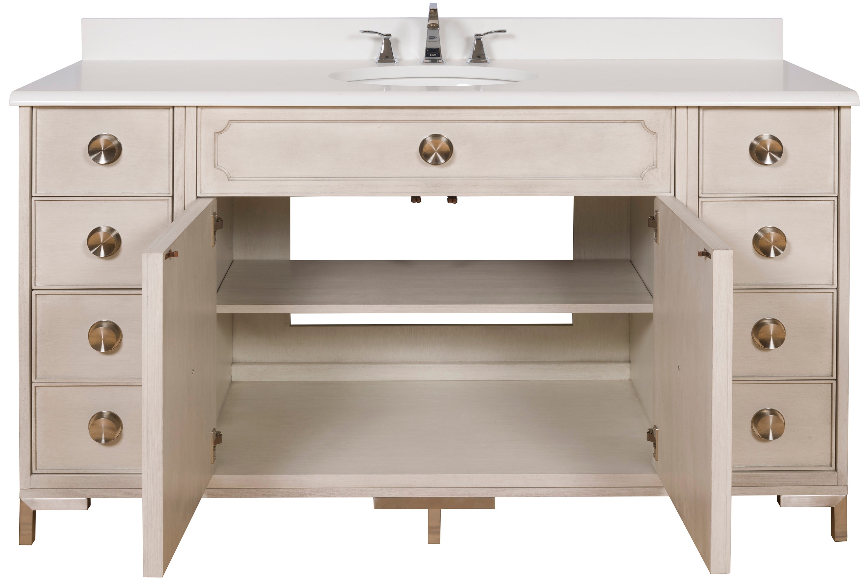 Vanguard Bathroom Dara Vanity with Metal Legs VA03G Birmingham